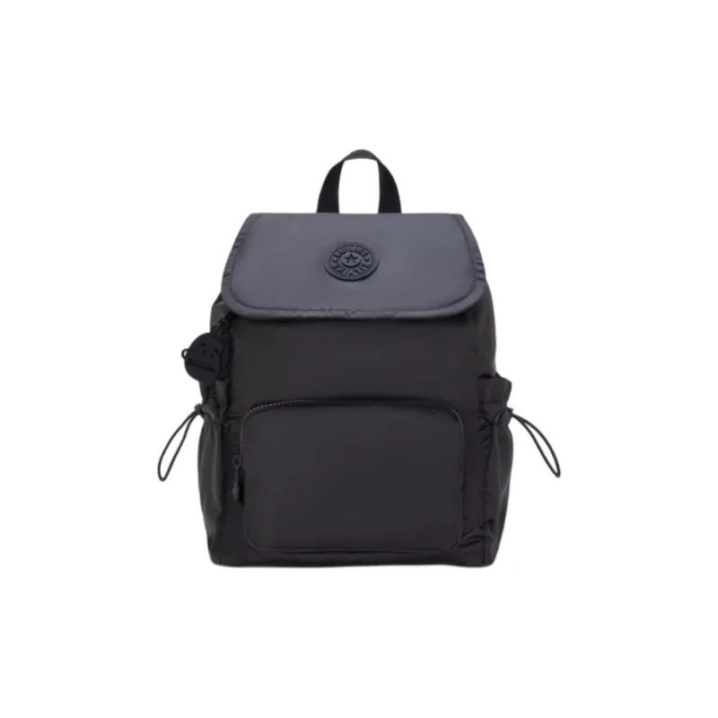 Kipling Polyester Backpack Medium Size Women's Simple Rose Pink/Simple Beige/Simple Black-7