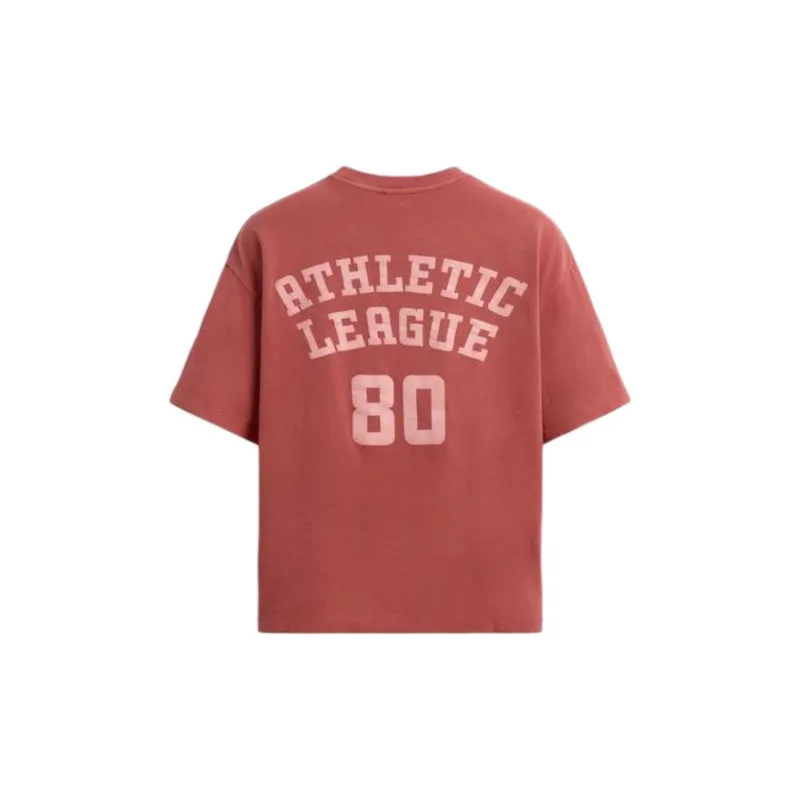 ZARA T Shirts Men Red-1