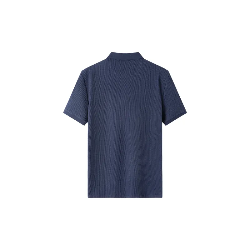 FIRS Polo Shirts Men Navy Blue-1