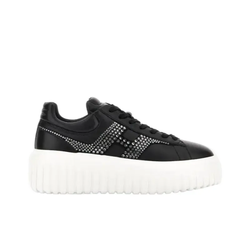 HOGAN H Stripes Embellished Lace Up Sneakers Women's-1