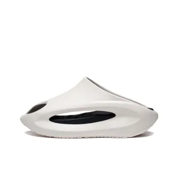 LiNing Yun You Slay Abrasion Resistant Cushioning Slip Resistant Slide Slippers Unisex White Black