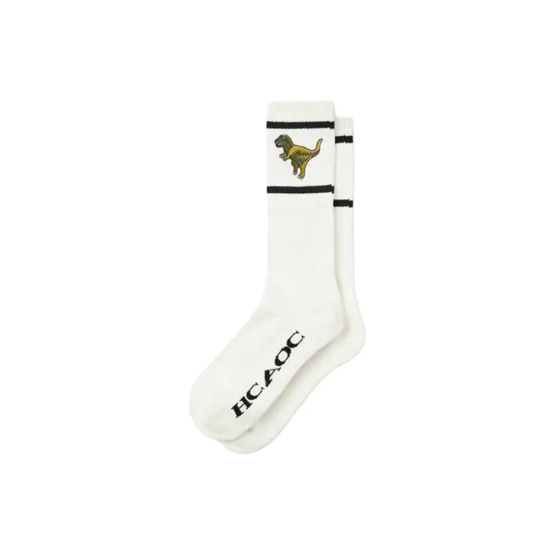 COACH SS25 Knee-High Socks Unisex Chalk White-0