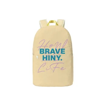 GLORY&CO Polyester Student Backpack Regular Unisex Yellow