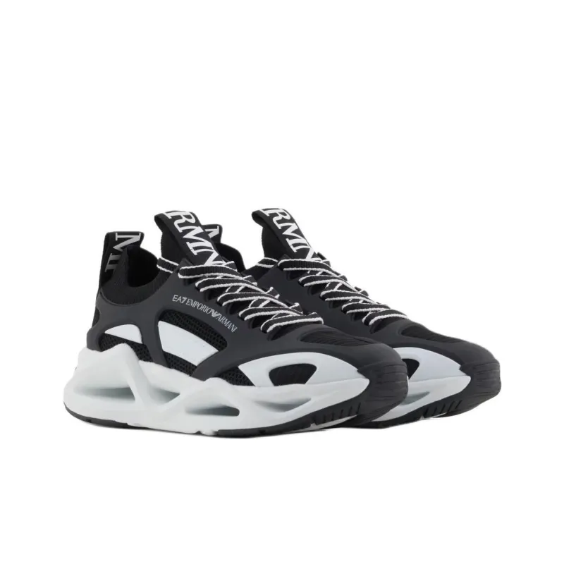 EMPORIO ARMANI EA7 Infinity Low Top Casual Shoes Unisex Black-1