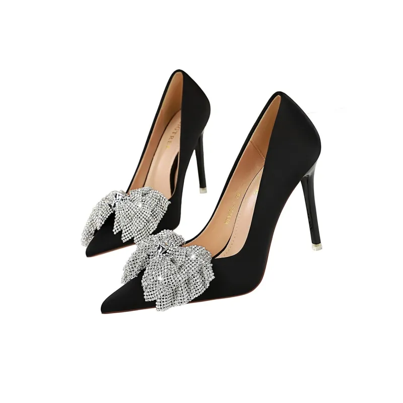 QITUMAUL Slim Heel High Heels Women's-2
