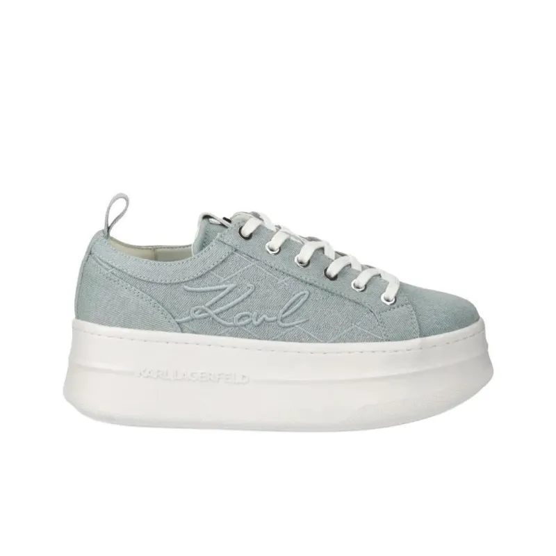 KARL LAGERFELD Kobo III Low Top Skateboard Shoes Women's Blue-1