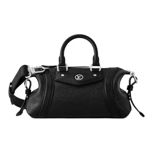 LOUIS VUITTON Sheepskin One Shoulder Handbags Extra Mini Women's Black