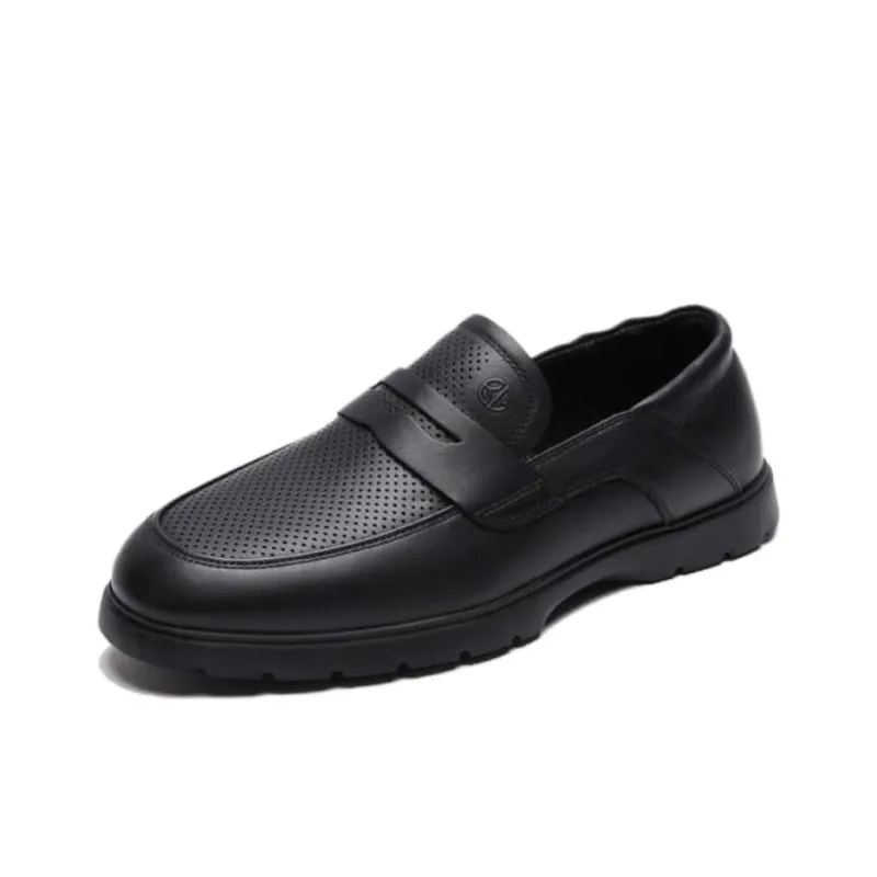 Biyin Leufen Loafers Men's Black-1