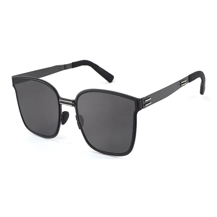JEKA Metal Square Sunglasses Unisex-4