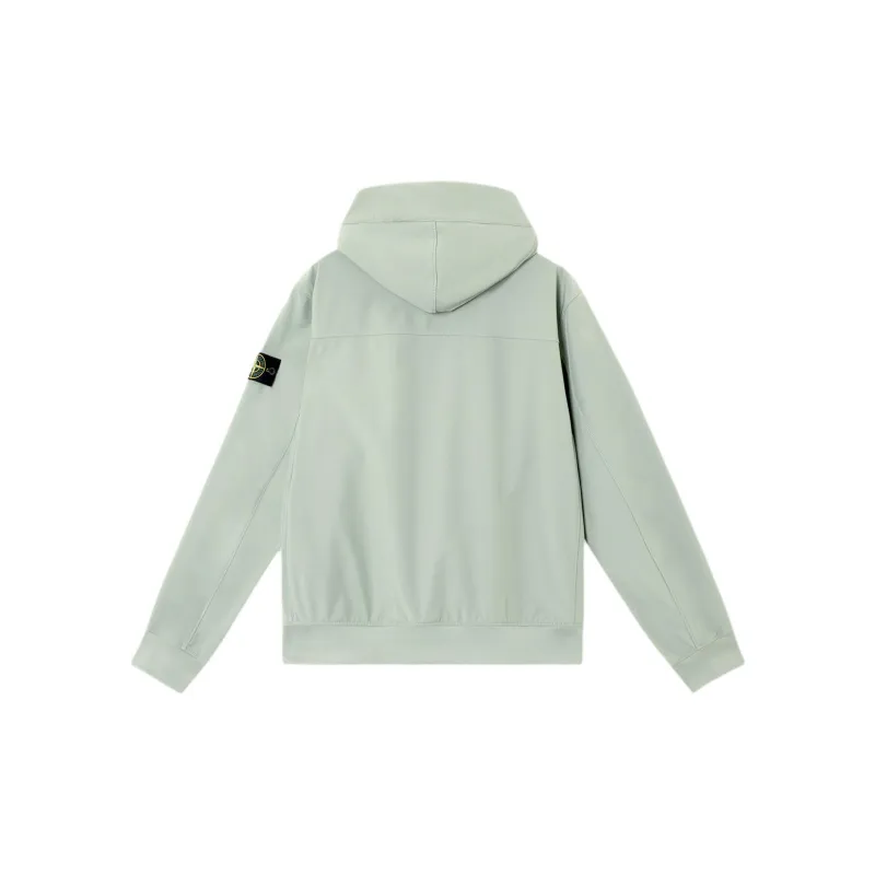 STONE ISLAND Logo Patch Hooded Jacket-1