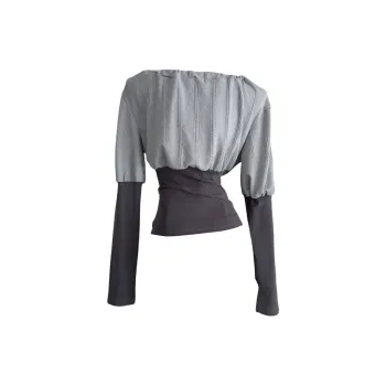 TUSHIFEI T Shirts Women's Gray