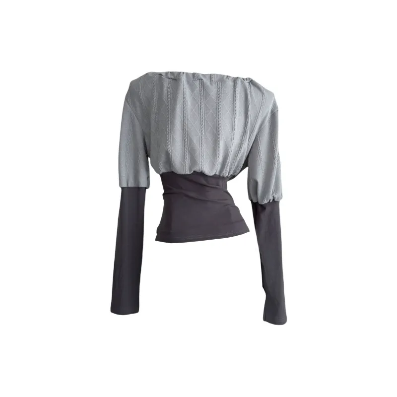 TUSHIFEI T Shirts Women's Gray-0