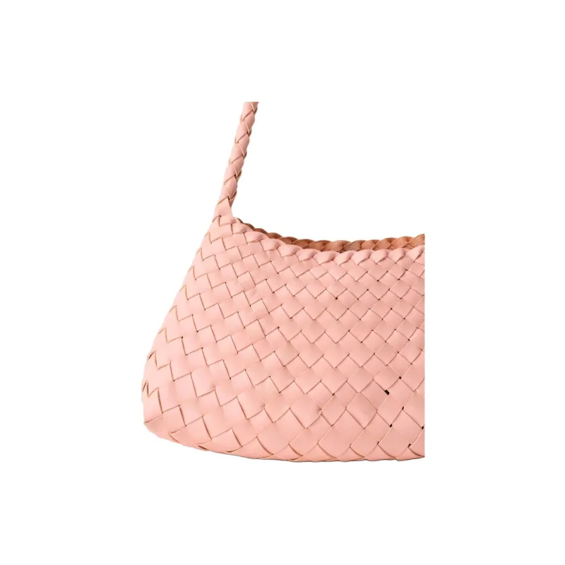 Dragon Diffusion Buffalo Leather Handbag Women's Pink-2