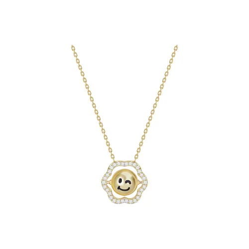 CHARLOTTE RAFFAELLI· Shell Pearl White Stone Necklaces Women's Light Gold