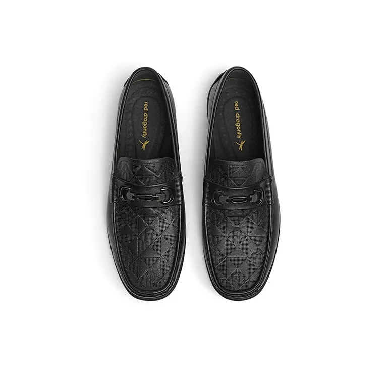 RED DRAGONFLY Dress Shoes Men's Black White-2