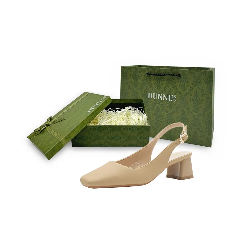 Dunnu Chunky Heel High Heels 5cm Women's Box Included-18
