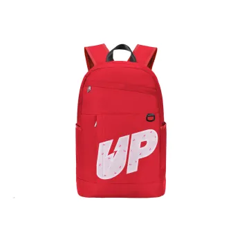 TURN UP Polyester Backpack Regular Unisex Red