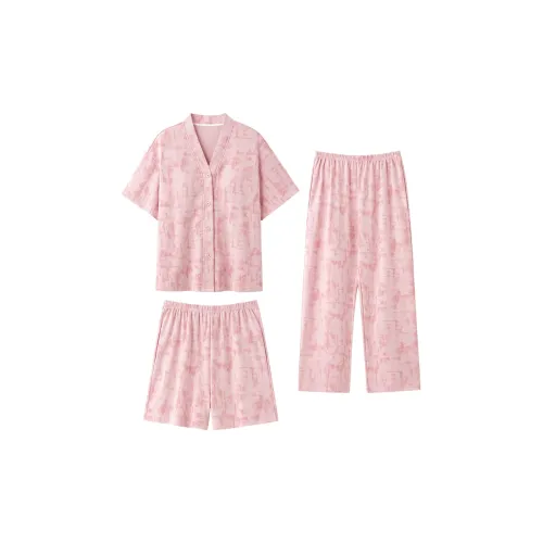 XIAFENYAN Pajama Set Women's Pink