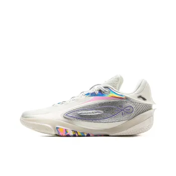 LINING Wade 808 5 ULTRA Basketball Shoes Men Low Top Champagne White