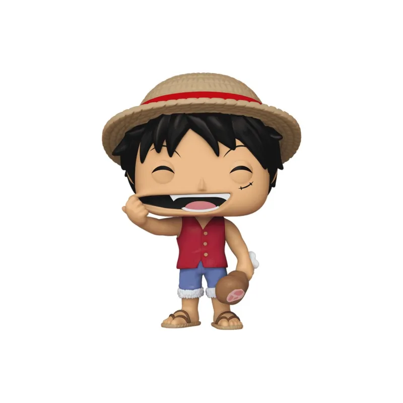 Funko One Piece Classic Version Luffy And Meat Chibi Figures-0