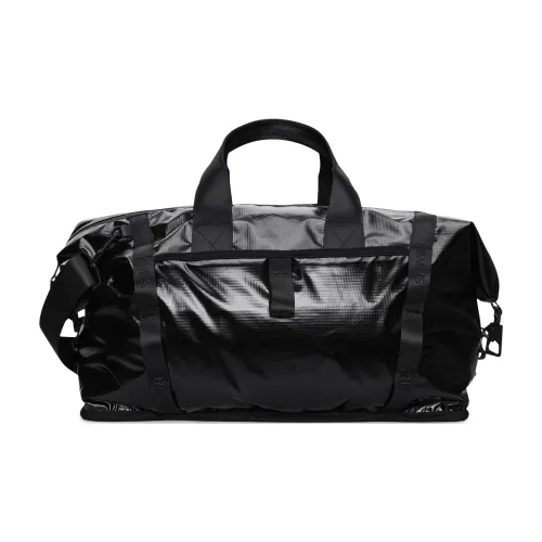Rains Thermoplastic PU Travel Bag 44L Unisex Black/Quantum Blue