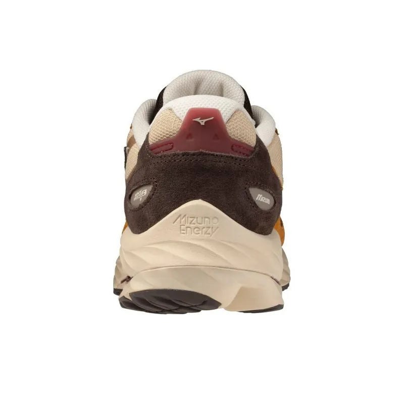 Mizuno Wave Rider Low Top Casual Shoes Unisex Brown-3
