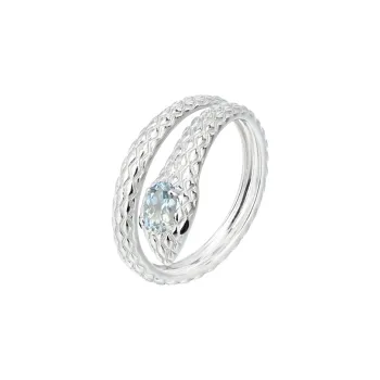 AIDAQIAN Aquamarine Rings Unisex