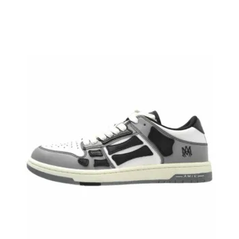 AMIRI Skel Top Low Varsity Grey Black Women's