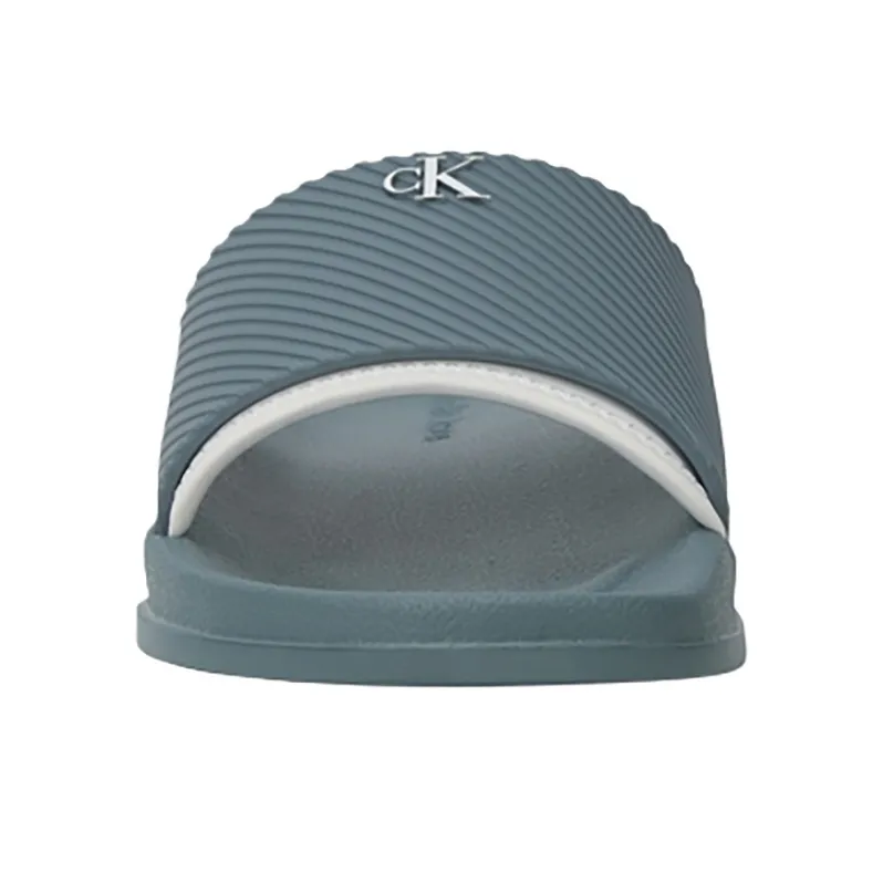 CKJ CALVIN KLEIN JEANS Slide Slippers Men's Blue-2