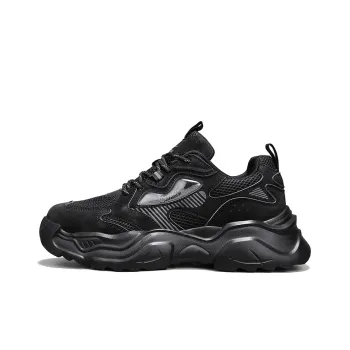 Warrior Cushioned Slip Resistant Abrasion Resistant Low Top Basketball Shoes Men's Black