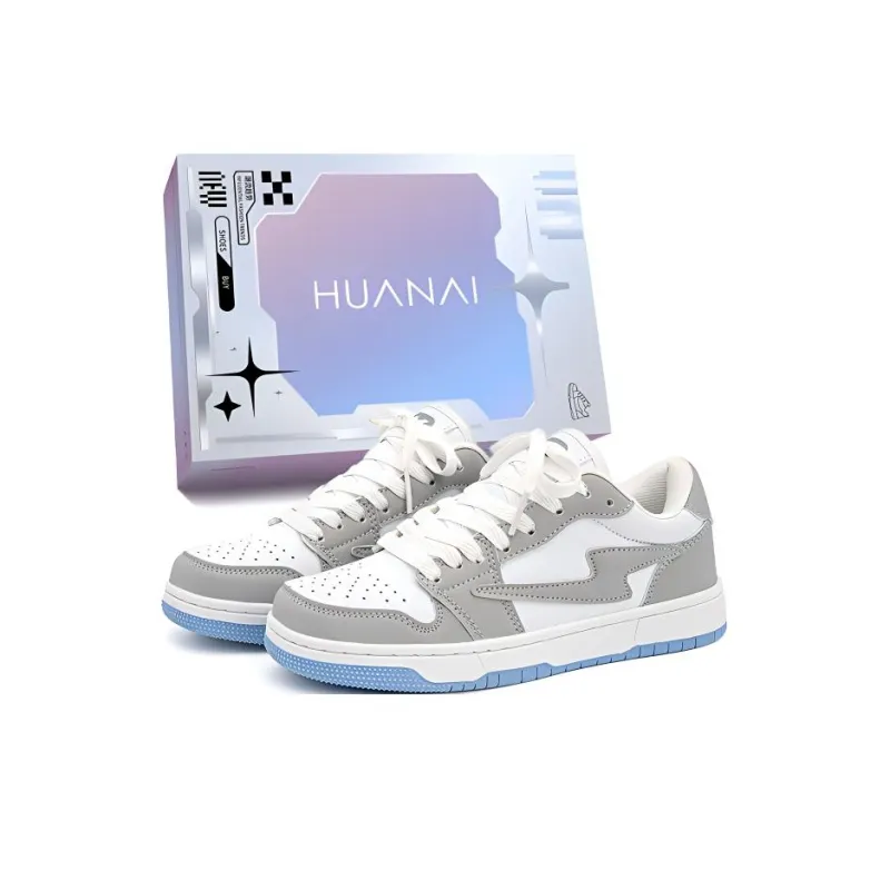 HUANAI Durable Breathable Low-Top Skateboard Shoes Unisex-21