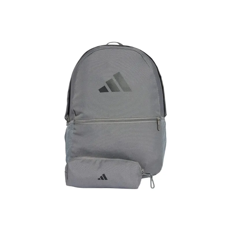 Adidas Polyester Backpack Unisex Gray-0