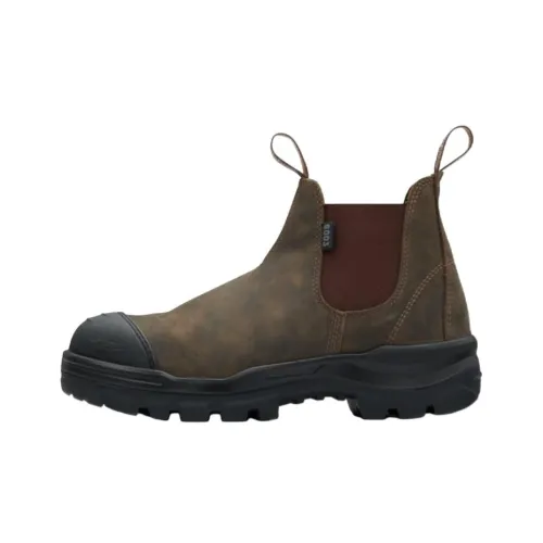 Blundstone Short Chelsea Boots Unisex Brown