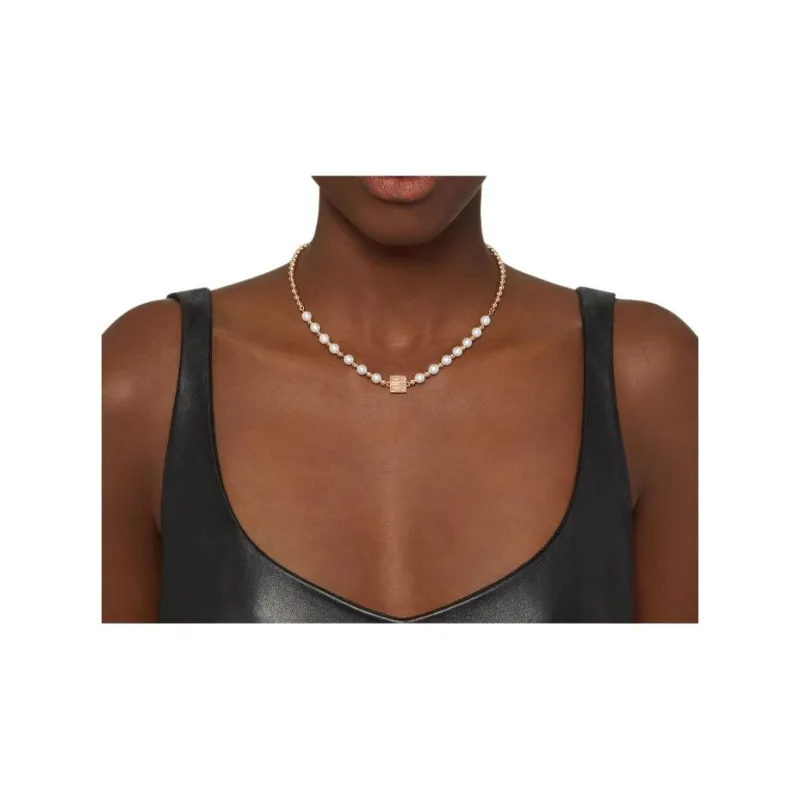 Givenchy 4G Embellished Logo Plaque Necklace-3