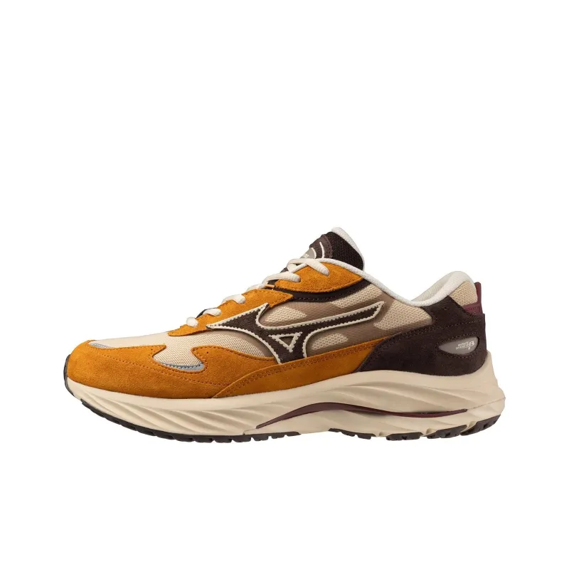 Mizuno Wave Rider Low Top Casual Shoes Unisex Brown-0
