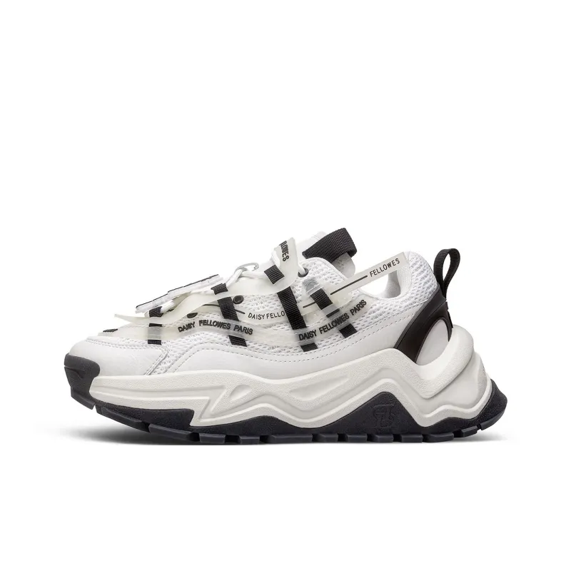 SPONGEBOB SQUAREPANTS x Daisy Fellowes Devil One Low-Top Chunky Sneakers Unisex White Black-0