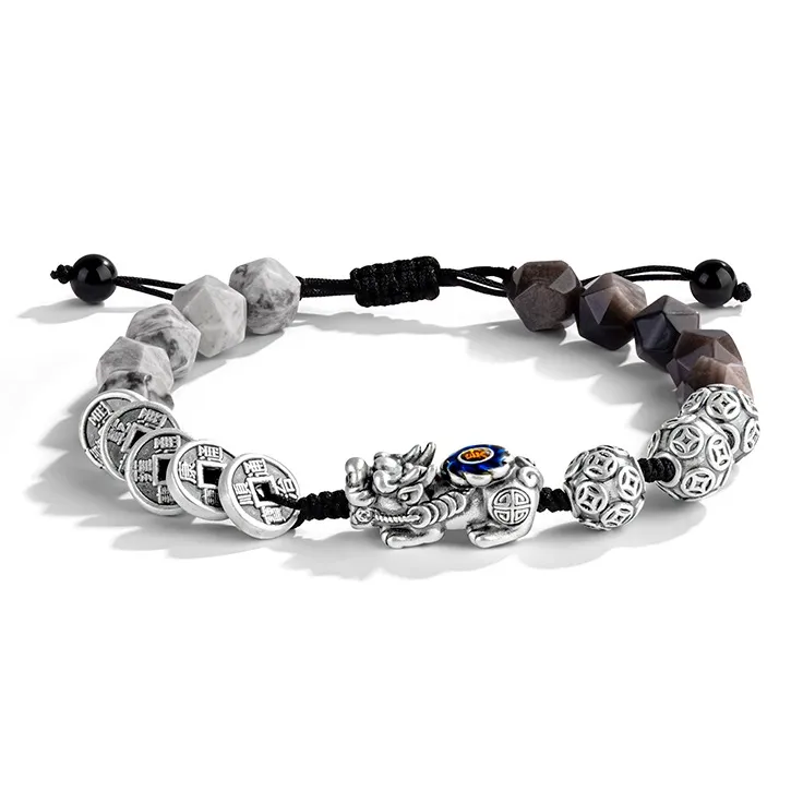YINCHIE Obsidian Bracelets Men's-0