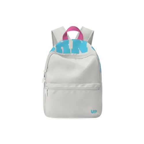 TURN UP Polyester Backpack Regular Unisex Gray