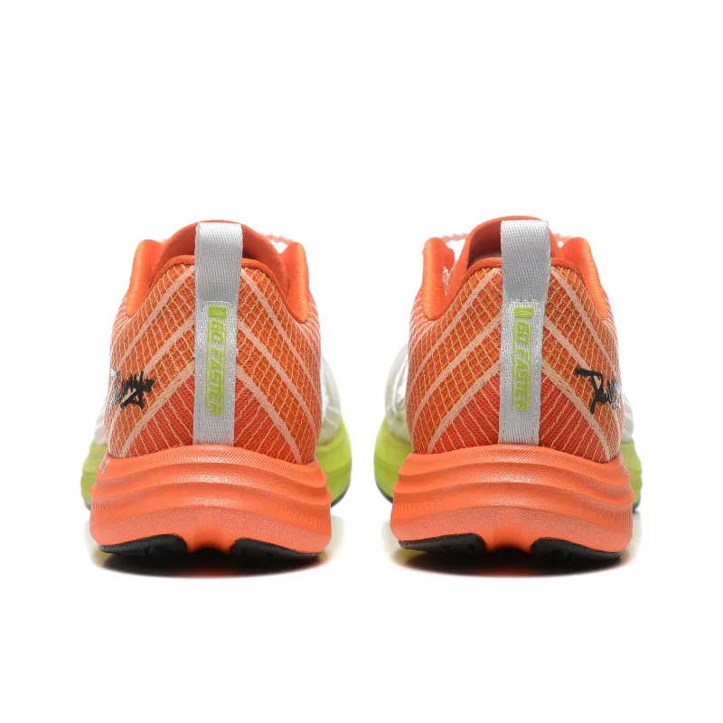 DEERWAY Running Shoes Unisex White Orange-4
