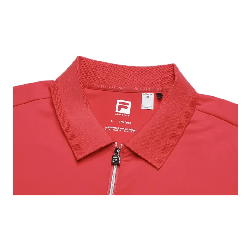 FILA Athletics Tennis Polo Shirt Men's Light Berry Red-6