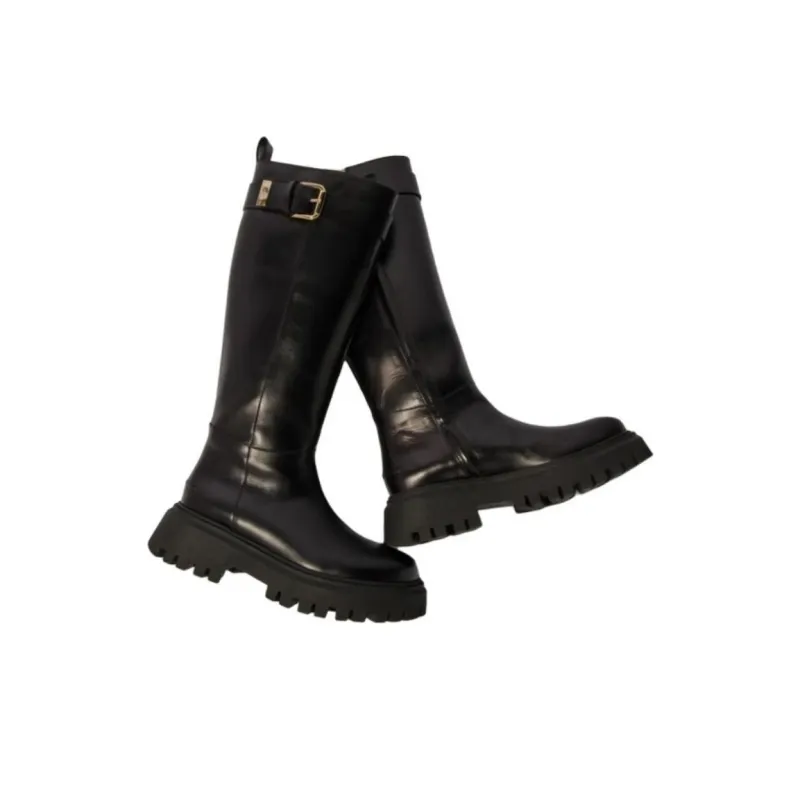 Maje Buckle detail Leather Boots Women's-3