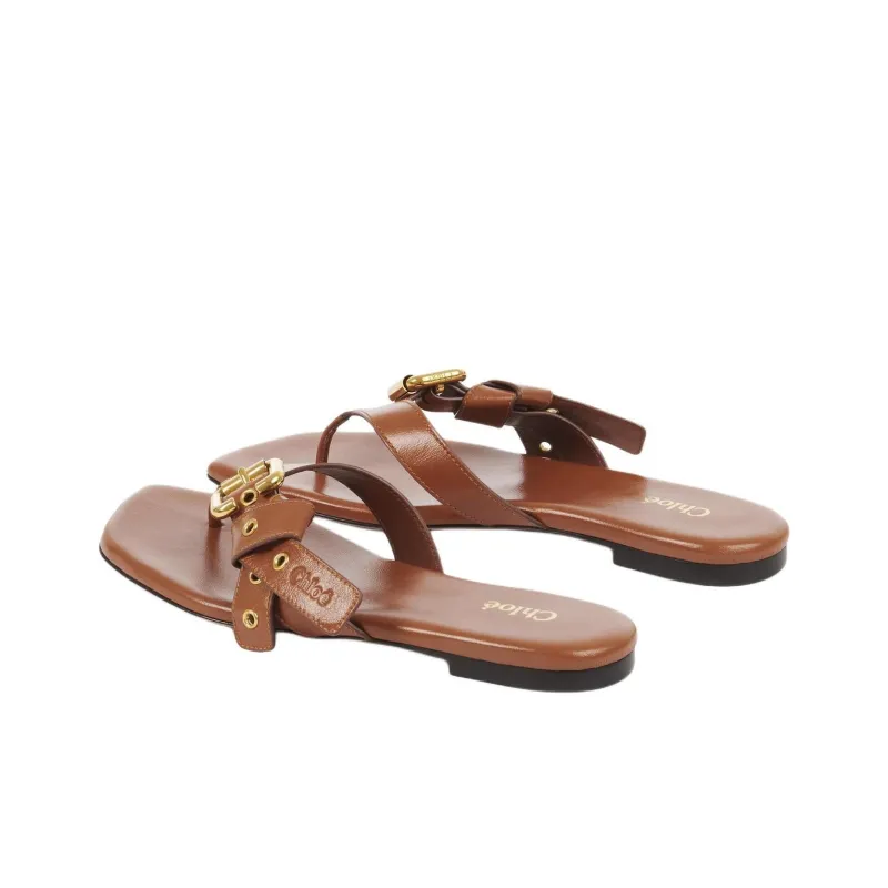 Chloe Flip Flops Women's Earthy Brown-3