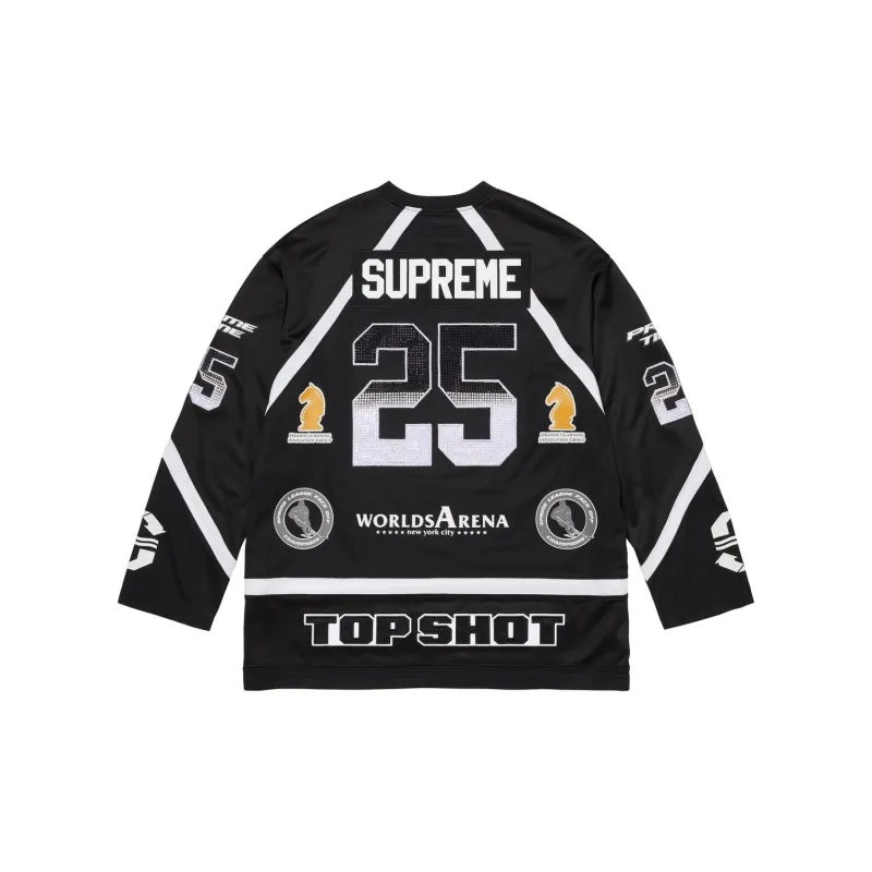 Supreme Rhinestone Hockey Jersey-5