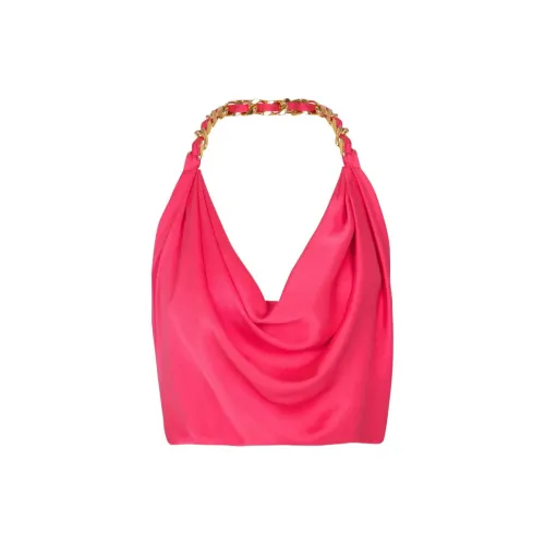 BALMAIN Chain strap Silk crepe Top