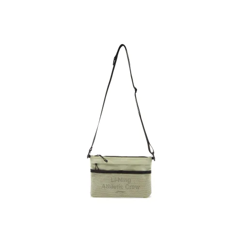 LiNing Fitness Series Polyester Shoulder Bag Crossbody Bag Unisex Light Gray Green