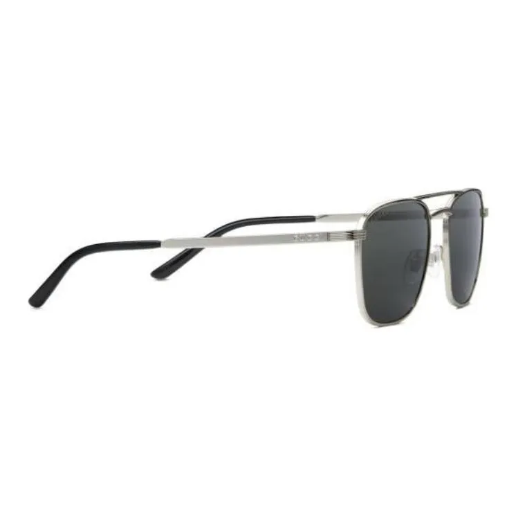 GUCCI Metal Aviator Sunglasses Men's Silver-1