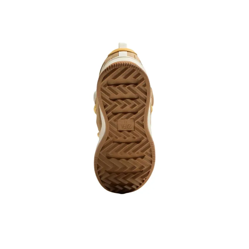 ZARA Low Top Skateboard Shoes Men's Sandy Brown-3
