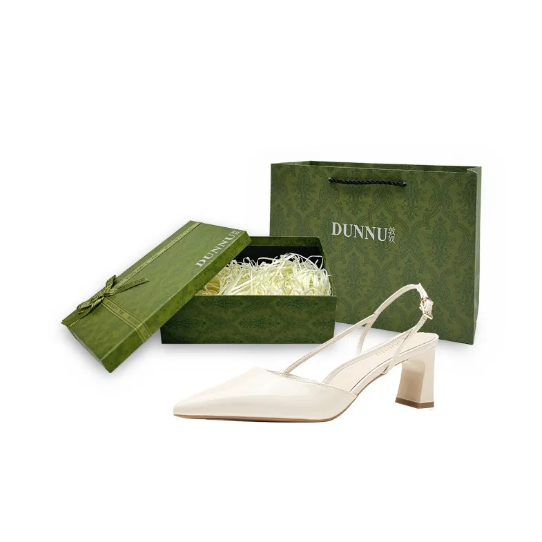 Dunnu Chunky Heel High Heels Women's Box Included-25