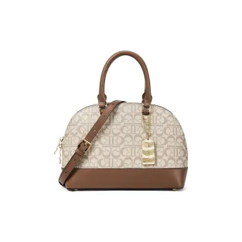 RED DRAGONFLY PVC One Shoulder Handbags Women's Coffee