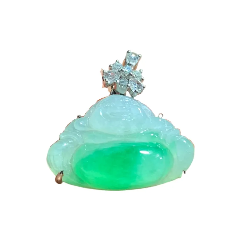 Bracelet Great Demon King Liu Yidao Ice Glutinous Jadeite Pendants Unisex-0